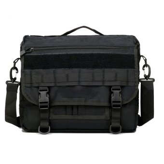 Tactical sling laptop bag Black