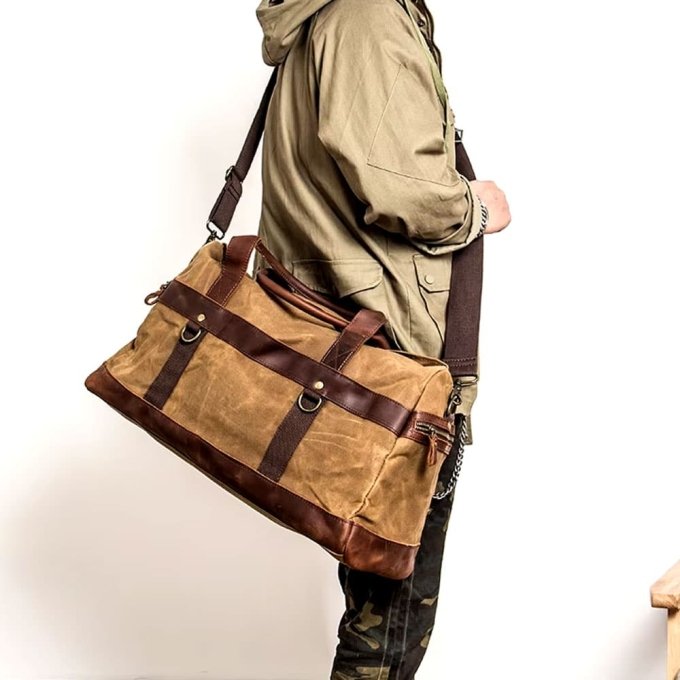 Vintage Militärtasche – Robuste Duffle Bag im Retro-Look – Bild 5