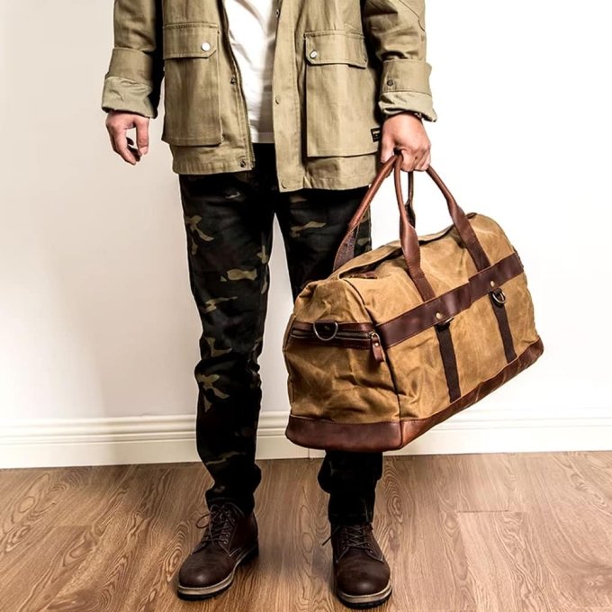 Vintage Militärtasche – Robuste Duffle Bag im Retro-Look – Bild 6