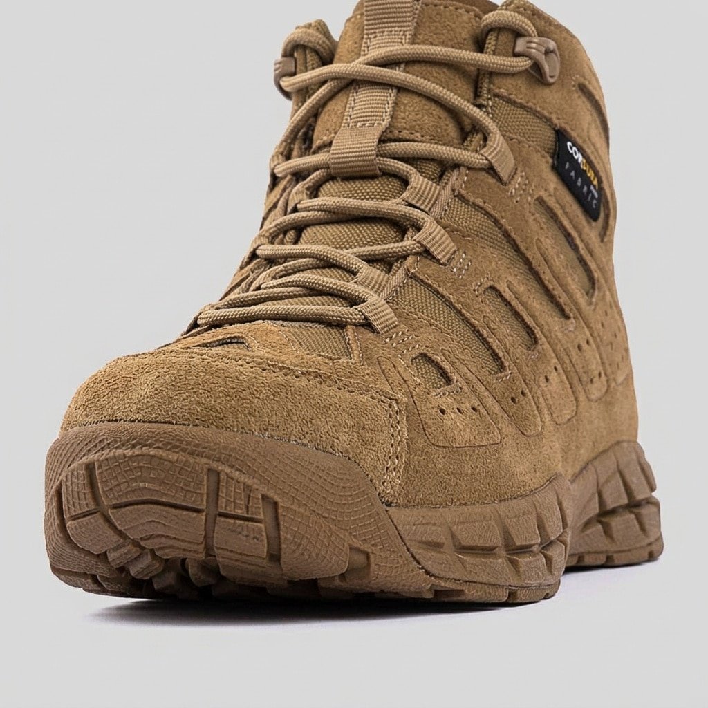 Ankle combat boots Coyote Brown “Kiice”