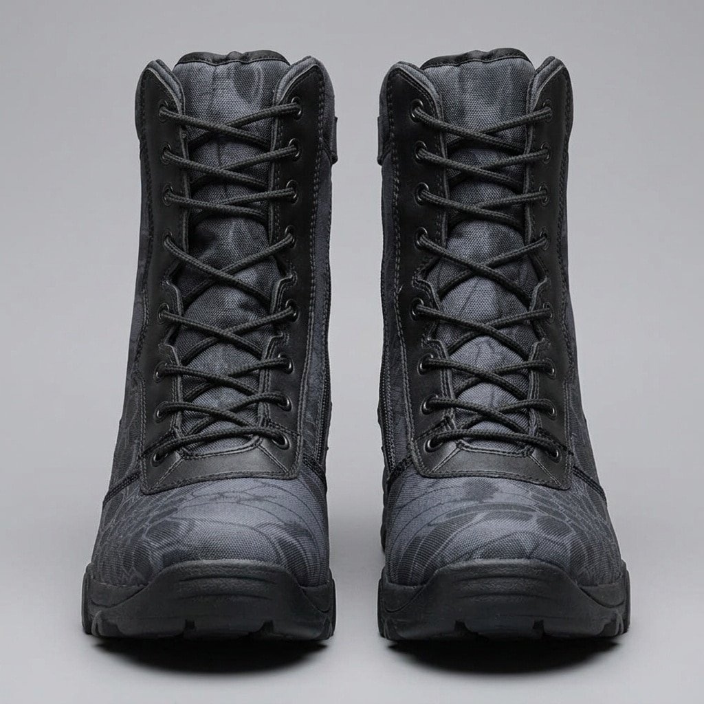 Black Camo combat boots – Kryptek Typhon