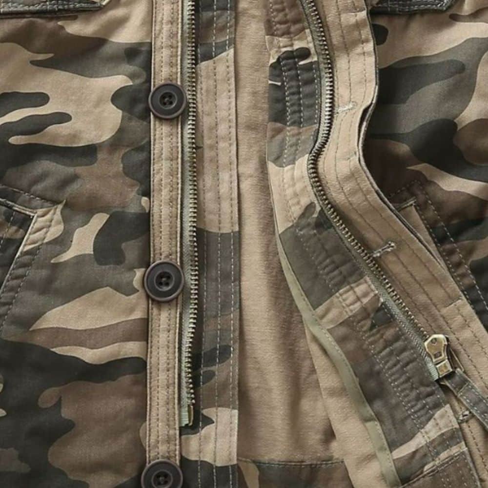 M65 Feldjacke – Militärjacke im Khaki-Camo-Design – Bild 4