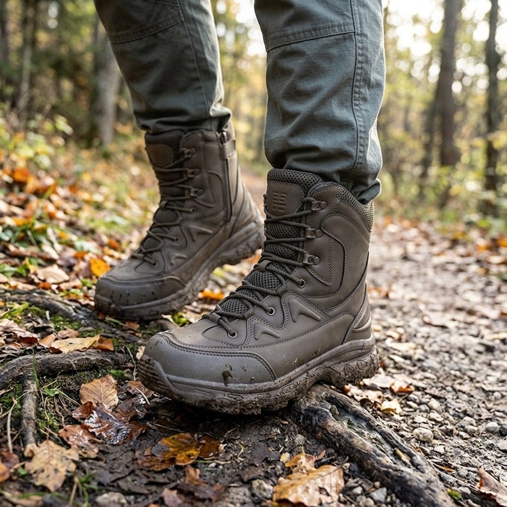 OD green military boots “Waerta”