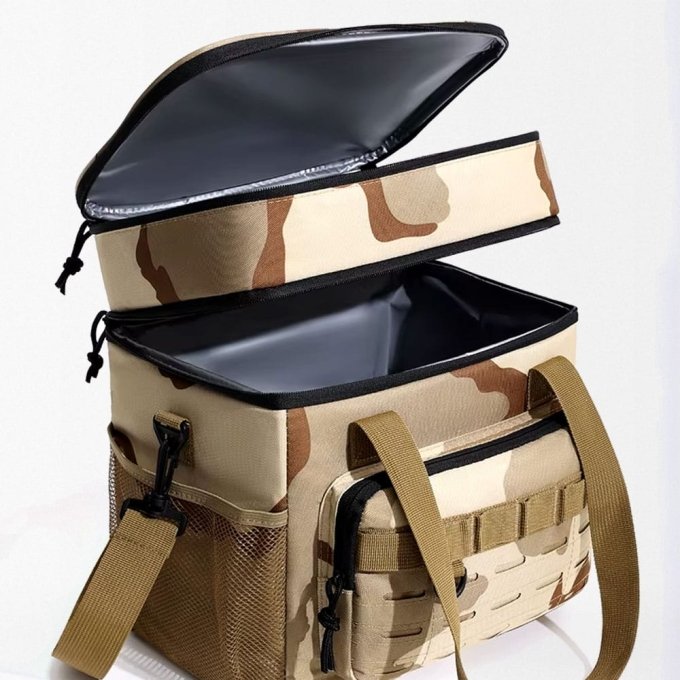 Taktische isolierte Lunchbag im Desert-Design – 3 Farbvarianten – Bild 6