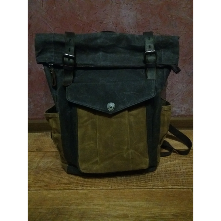 Vintage Militär-Rucksack aus Canvas photo review