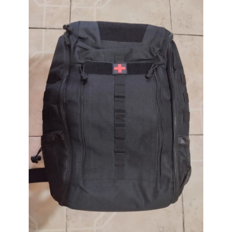 Schwarzer medizinischer taktischer Rucksack photo review