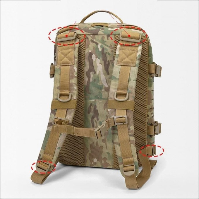 Taktischer MOLLE-Rucksack für Plattenträger – Bild 3