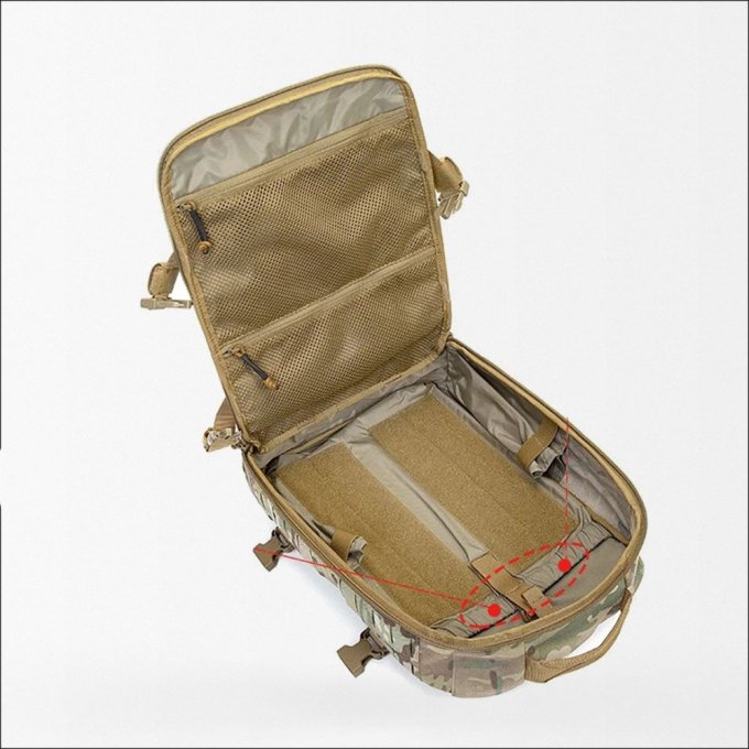 Taktischer MOLLE-Rucksack für Plattenträger – Bild 4