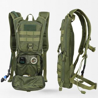 Tactical backpack with hydration bladder
