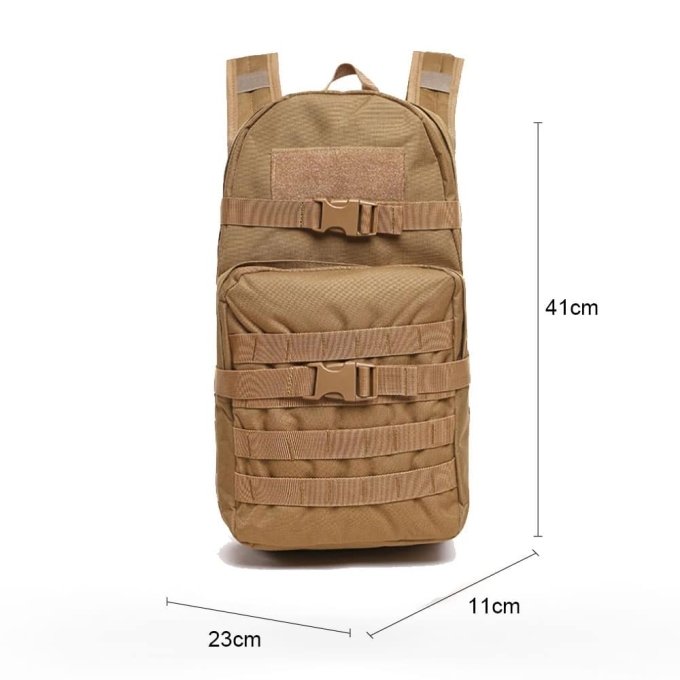 Taktischer Trinkrucksack mit MOLLE-System – Bild 4