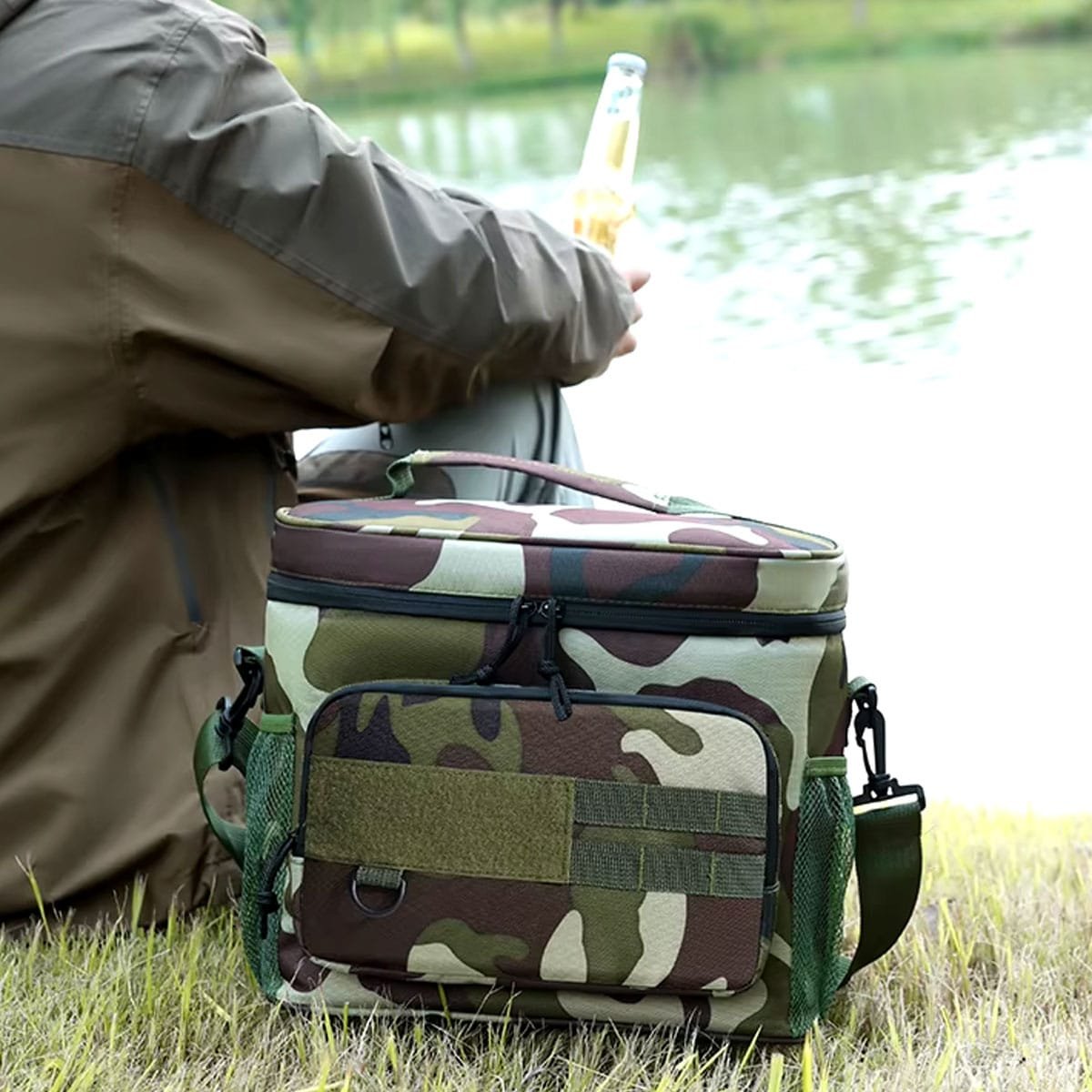 Taktische Lunchbox Für Männer - 24 Liter Isoliertasche Mit Mehreren Fächern, Auslaufsicher Und Gefrierbar