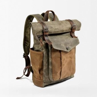 Vintage Militär-Rucksack aus Canvas