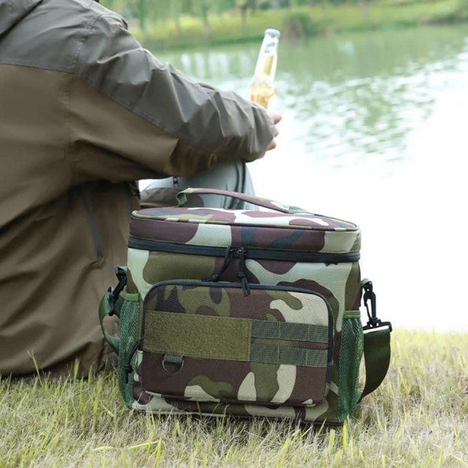 Taktische isolierte Lunchbag im Woodland-Tarnmuster – Bild 4