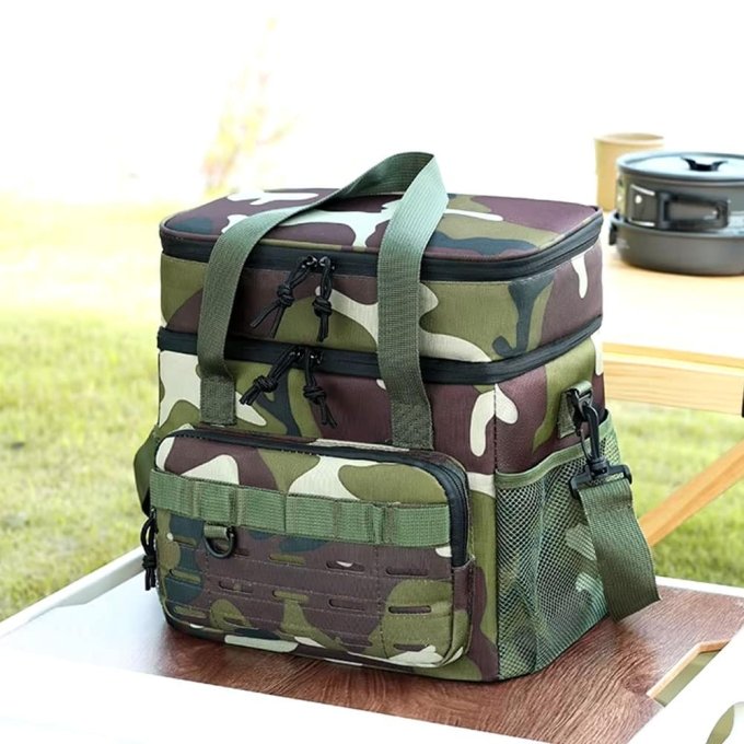 Taktische isolierte Lunchbag im Woodland-Tarnmuster