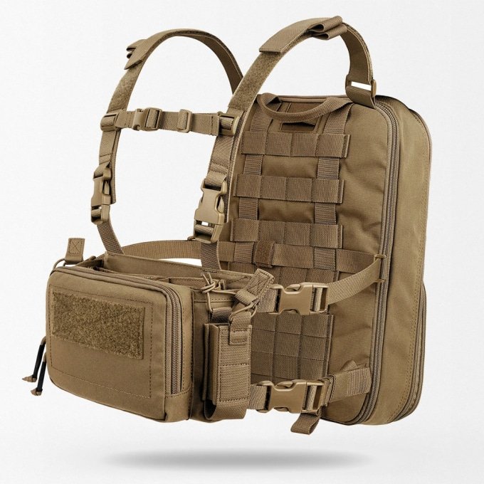 Taktisches D3 Chest Rig mit integriertem Rucksack – Bild 10