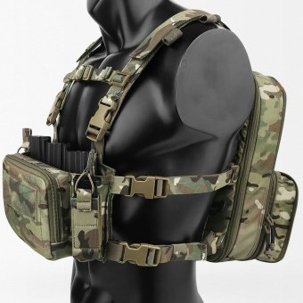 Taktisches D3 Chest Rig mit integriertem Rucksack