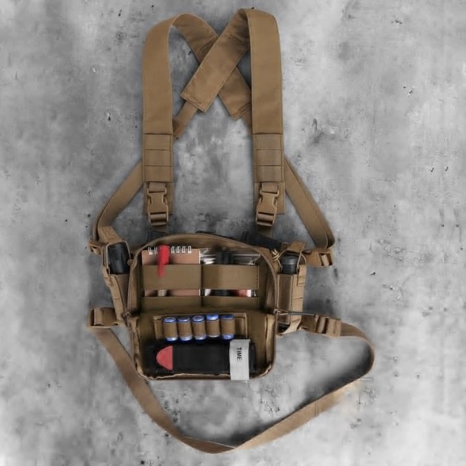 Coyote Brown Mikro-Brusttactical-Rig „D3CRM“ – Bild 3