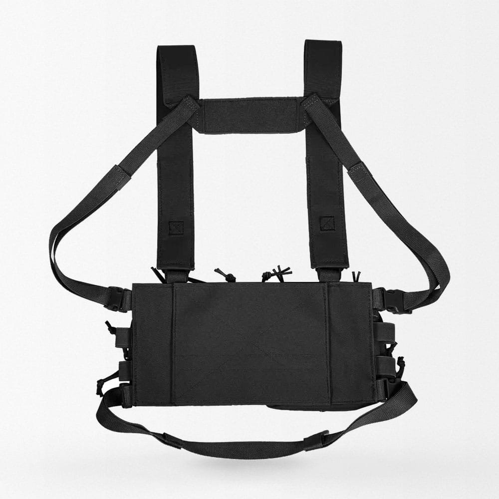 Leichtes Brusttragesystem in Schwarz – Bild 4