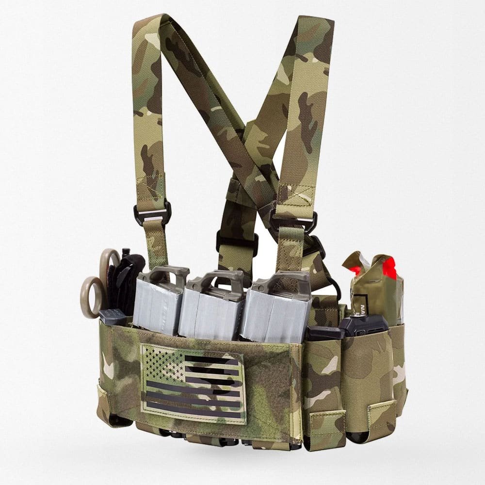 Taktisches Brustgeschirr mit Bauchgurt "KRDX" – Bild 7