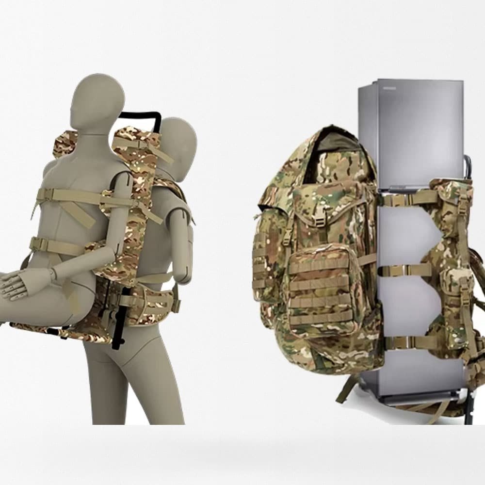 Militärrucksack mit Rahmen – Multicam – Bild 10