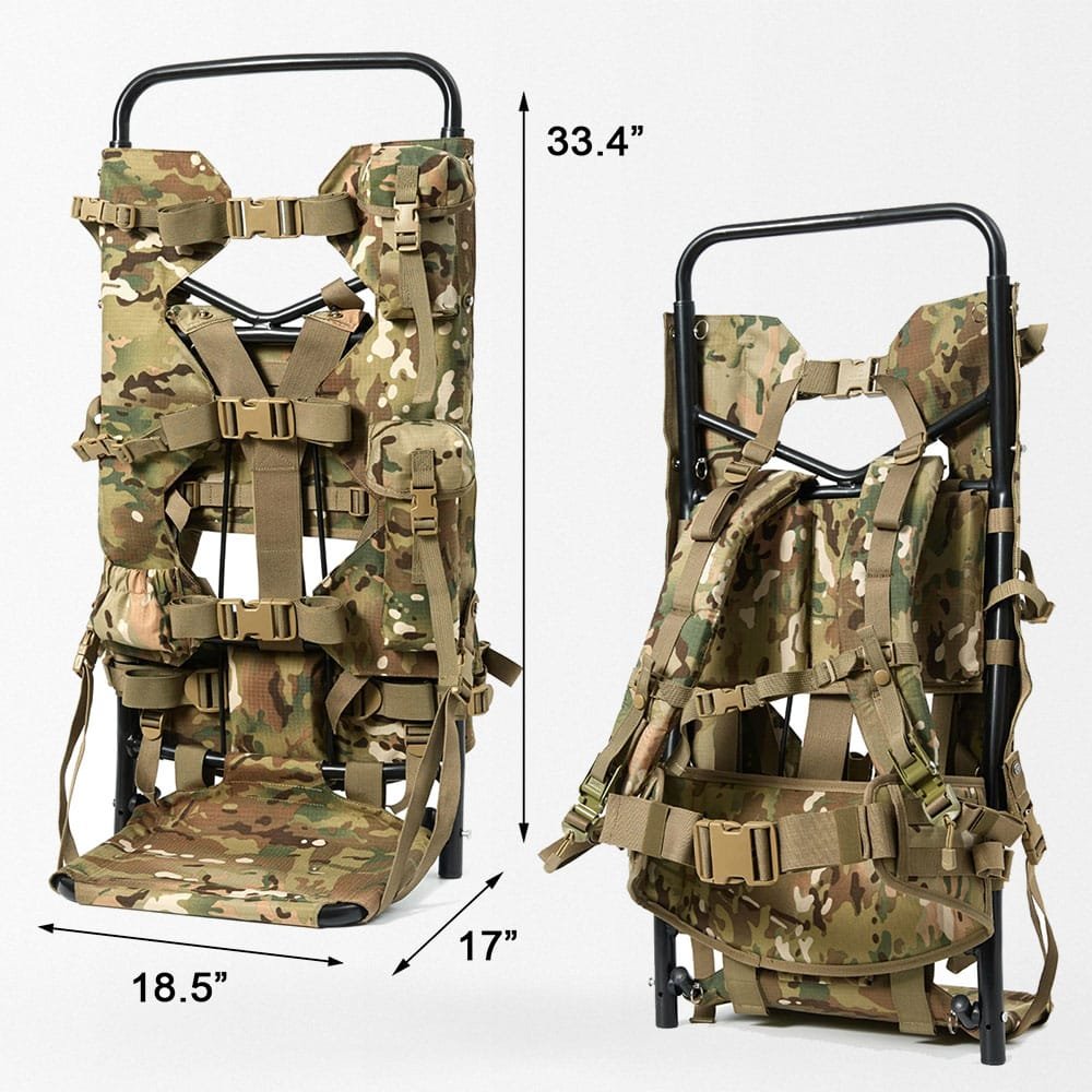 Militärrucksack mit Rahmen – Multicam – Bild 6