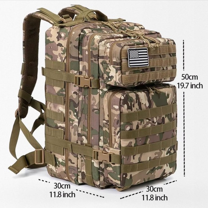 45L Multicam MOLLE-Taktikrucksack – Bild 4