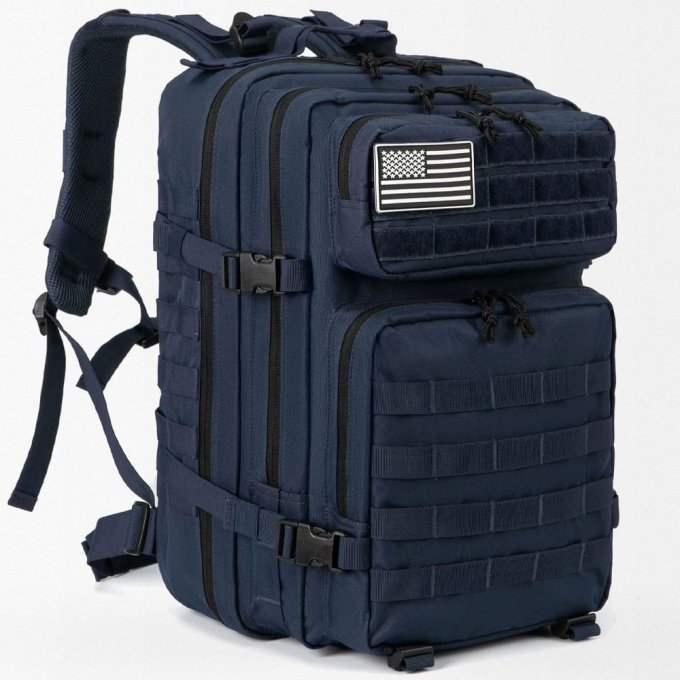 Marineblauer MOLLE-Rucksack 45L