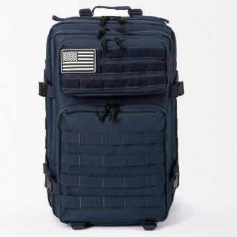 Navy blue molle backpack 45L