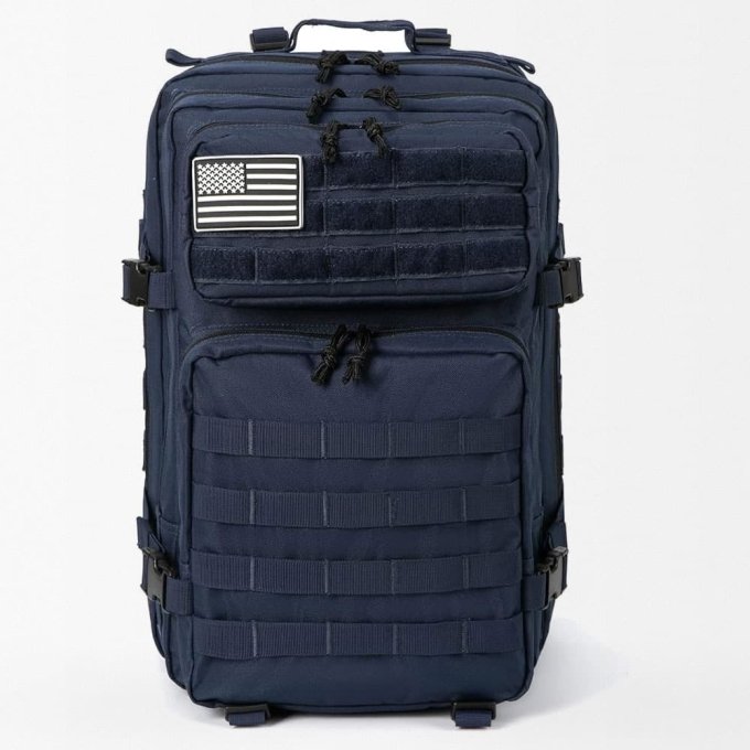 Marineblauer MOLLE-Rucksack 45L – Bild 2