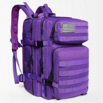 Lila Militär-Rucksack 45L