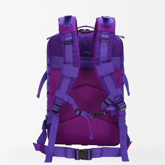 Lila Militär-Rucksack 45L – Bild 3
