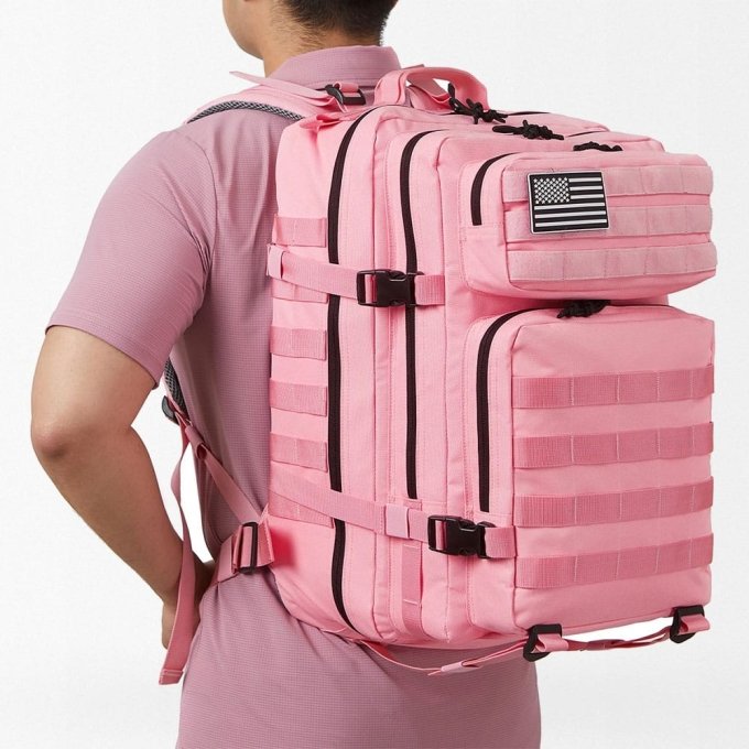 Taktischer Rucksack in Pink – 45L – Bild 4
