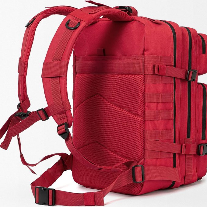 Taktischer Rucksack – Rot, 45 Liter – Bild 3