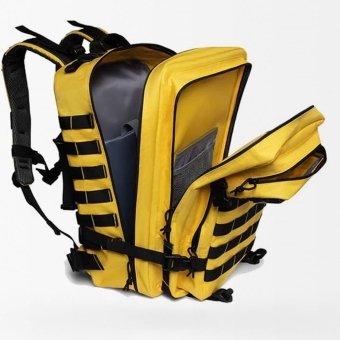 Yellow tactical backpack 45L