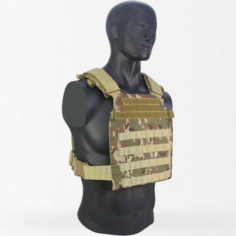 Concealed plate carrier