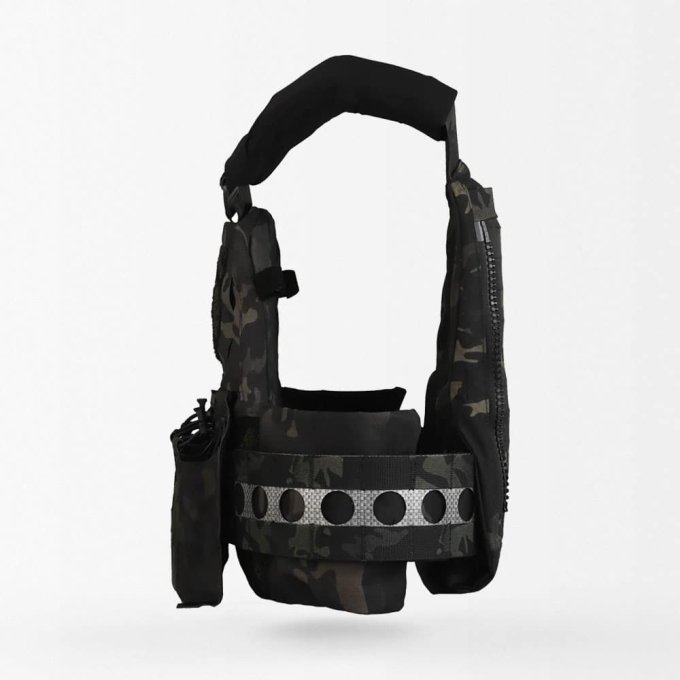 Ferro Concept Taktische Plattenträgerweste Multicam Schwarz – Bild 3