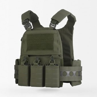 Ferro Concept Taktischer Plattenträger OD-Grün