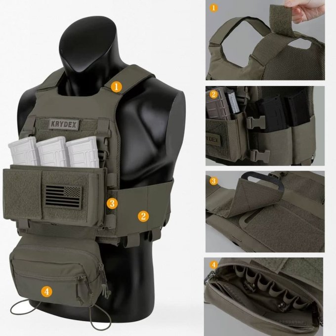 Krydex Unauffälliger Plattenträger – Bild 3