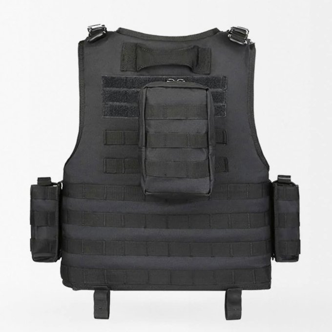 Militärweste mit Magazintaschen – Bild 4