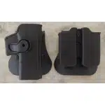 Glock 17 Rechts-Holster mit 9-mm-Magazintaschen photo review