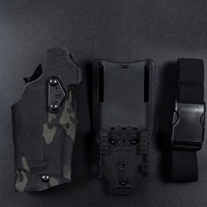 Multicam schwarzes Drop-Leg-Holster für Glock 17 – Bild 3