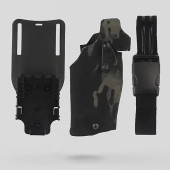Multicam schwarzes Drop-Leg-Holster für Glock 17