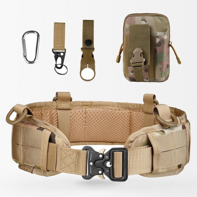 Gepolsterter Kampfgürtel mit Tasche und Schlüsselring