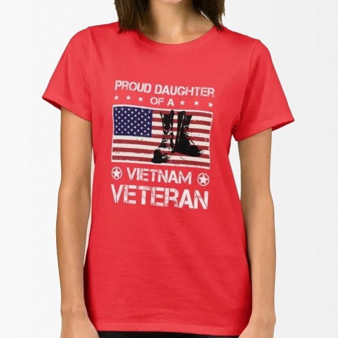 Stolze Tochter eines Vietnam-Veteranen T-Shirt – Bild 3