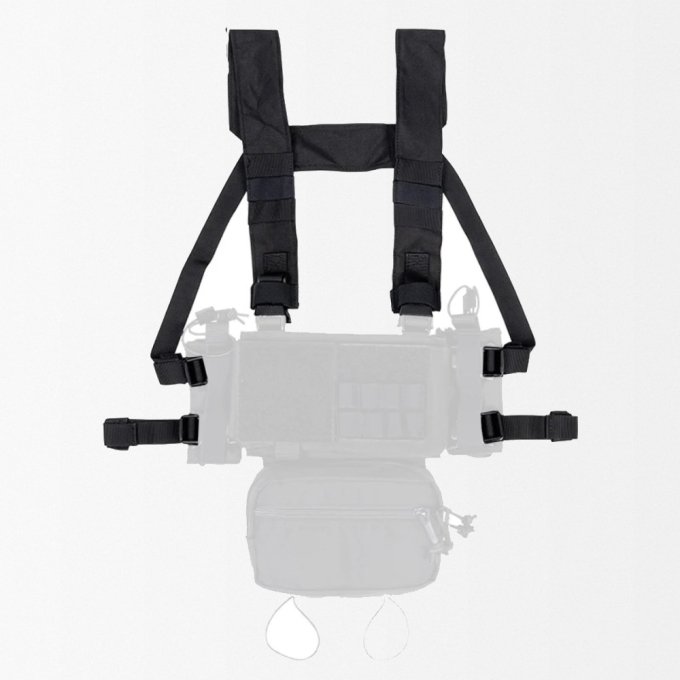 Taktischer Hüftgurt mit Schulterriemen für Chest Rig – Bild 3