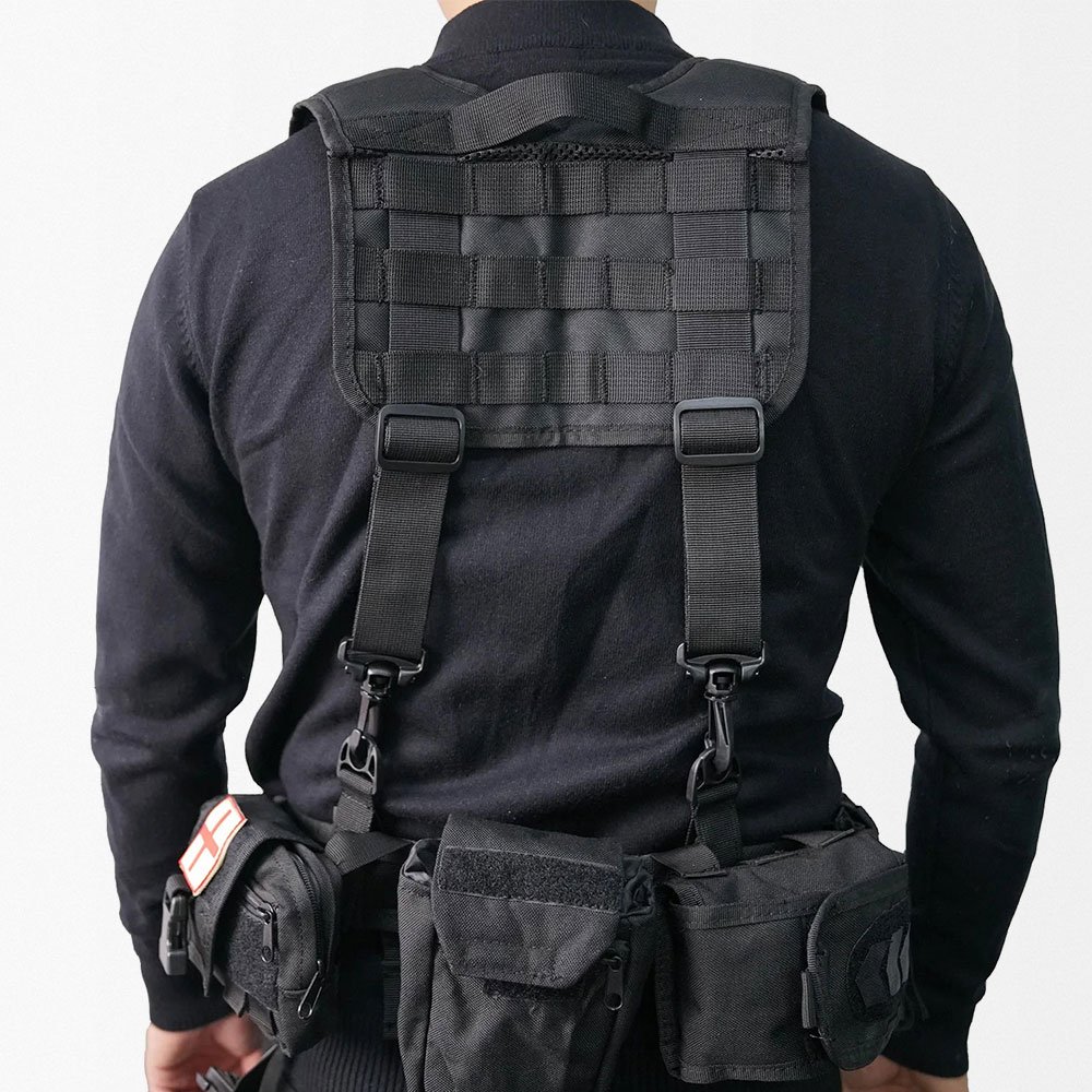 Taktische Hosenträger mit breitem Rückenpolster – Bild 2