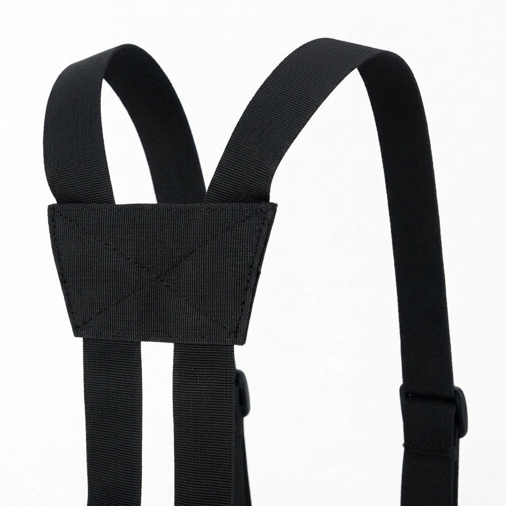 Tactical belt loop suspenders