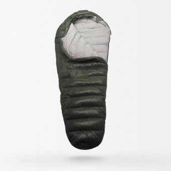 Schlafsack in Armeegrün