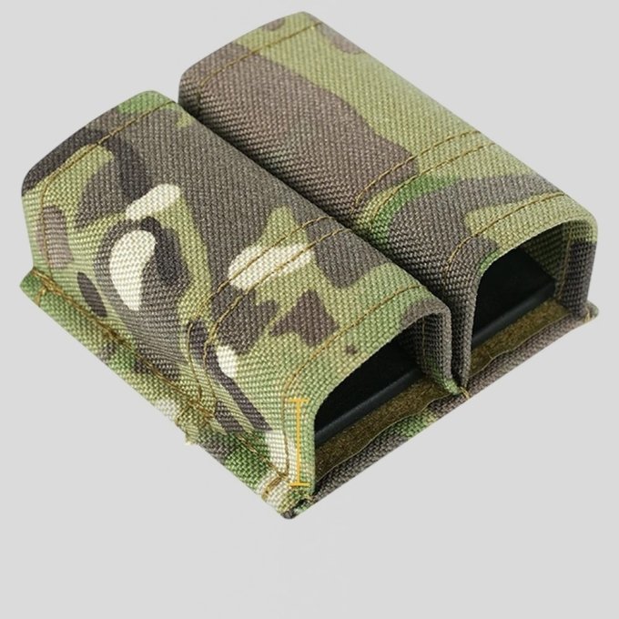Doppeltes Magazinholster aus Nylon mit Clip – Bild 2