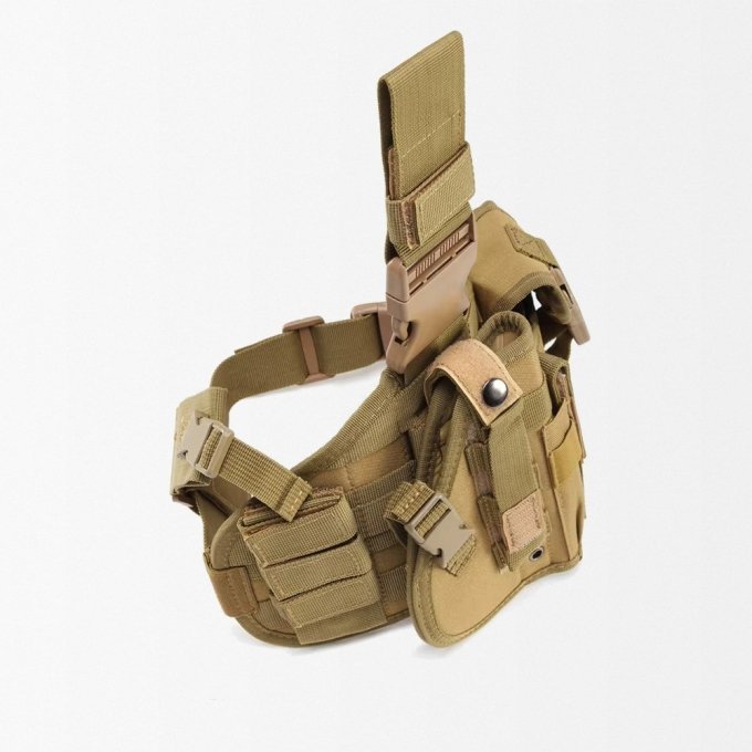 Taktisches Beinholster mit Magazintasche – Bild 4